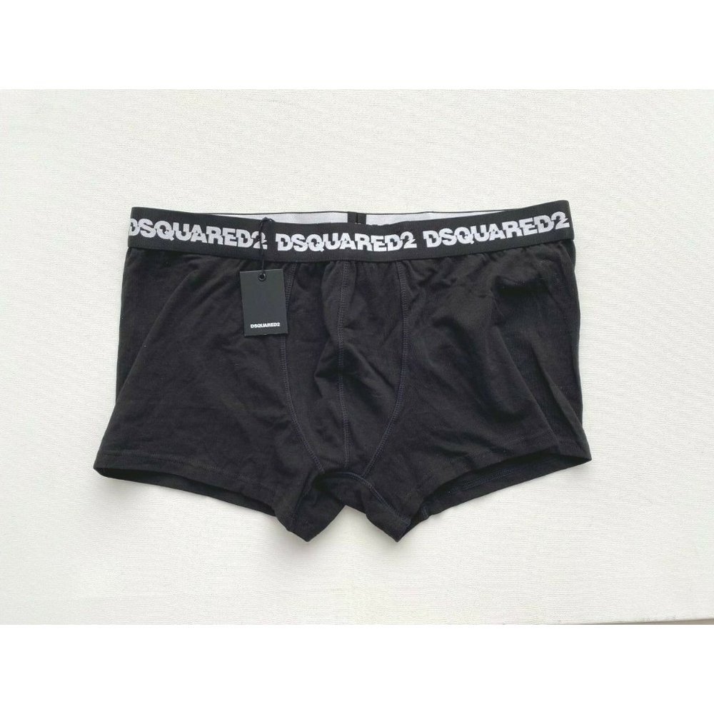 DSquared2 Logo Waist Boxer Trunk Black ( XL )